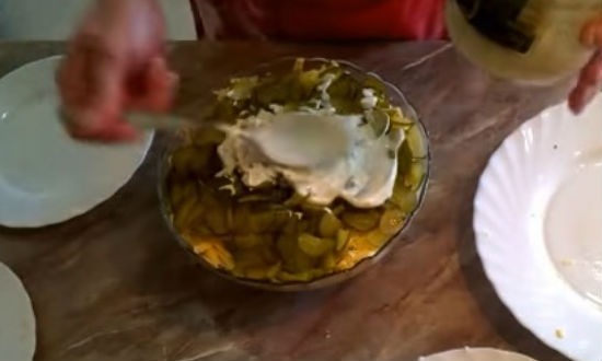 Салат с курицей рецепт